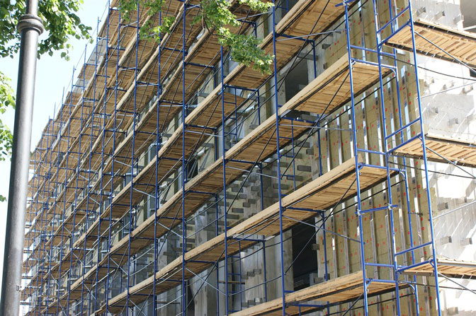scaffolding in constructions of buildings structural members scaffold building